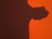 Big black dick shadow masturbation