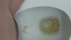 Peeing at rest area