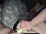 Long Nails Handjob and he cums quickly and hard *cumblast* 3/16