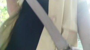 Sissy Flash Her Chastity Cage in the City (TRAILER)