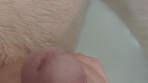 Masturbating in the bathtub