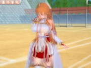 【エロゲーコイカツ！】ソードアートオンライン(SAO) 結城明日奈3DCG巨乳アニメ動画[Hentai Game Koikatsu! Yuuki Asuna (Anime 3DCG Video)] 1/16