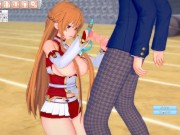 【エロゲーコイカツ！】ソードアートオンライン(SAO) 結城明日奈3DCG巨乳アニメ動画[Hentai Game Koikatsu! Yuuki Asuna (Anime 3DCG Video)] 4/16