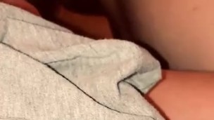 Teen destroys hole with bbc dildo