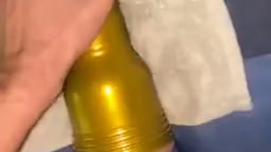 Fucking my POCKET PUSSY thinking of you FLESHLIGHT