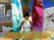 Pleasure In Paradise #4 - Peeping & Playing With My Pussy - Sneaky Sex in Public - SIMS 4 Roleplay 7/16