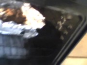 muggzdoggz bbq flashing cock cooking food