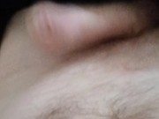 Massive premature cum shot in to shot glass 3/16