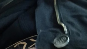 Massive premature cum shot in to shot glass