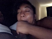 Just relax baby take it easy smoke one while I drain your cock and balls dry like a good slut should 3/16