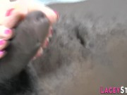 Kinky granny giving footjob 2/16