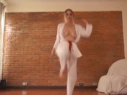 Kung fu titty tease 12/16