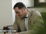 Sexy redhead Emy Russo surprise for the science teacher 2/16