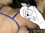 Montando y Cabargando a mi vesina  6/16