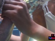 Thai teen girlfriend worked boyfriends big dick inside the private pool 11/16