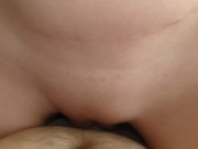 Girl brings the guy to a powerful fountain cum - Hot pov pussy job & Huge Cumshot 2/16