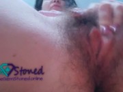 Amateur Brunette Fingers Wet Hairy Pussy 12/16