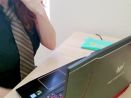 JOI Teacher Gets Jerk Off Instructions From Student 