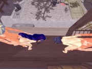 HOT FOURSOME WITH BAAL AND SARA - 4K GENSHIN IMPACT PORN 9/16