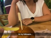 He touches my hot pussy and I let him help me to squirt!!! Naty delgado 2/16