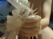 Glove Handjob - Cum Inside Glove Cumplay