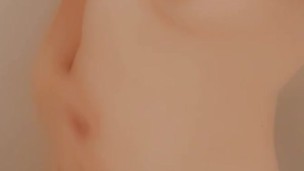 Teasing My Chest in The Shower