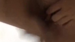 Fingering and spread my tight pussy 