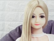 Sex Doll Petite Blonde with big boobs hot blowjob 12/16