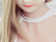 Sex Doll Petite Blonde with big boobs hot blowjob 15/16