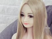 Sex Doll Petite Blonde with big boobs hot blowjob 2/16