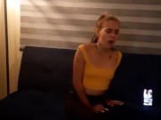 reacts to her vibrator 6/16
