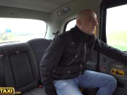 Female Fake Taxi Sexy Lady Gang having hardcore sex with a Spanish married guy 1/16