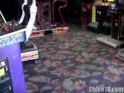 Teen fingers herself in her car 4/16