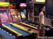 Teen fingers herself in her car 5/16