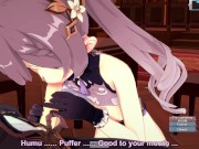 3D/Anime/Hentai. Genshin Impact: Keqing orgasms form Diluc's big Dick !!!