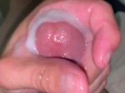 Cumming with cock ring