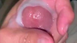 Cumming with cock ring