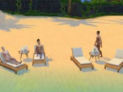 Pleasure In Paradise #3 - Horny Slutty Swingers Have Raunchy Weekend on Yacht - SIMS 4 Roleplay 14/16