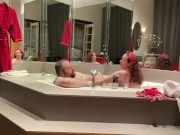 Shyla & Rex’s Wicked Weekend in a Luxury Hotel Suite, Part 3: Hot Tub Fun 11/16