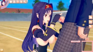 【エロゲーコイカツ！】ソードアートオンライン(SAO) 紺野木綿季(ユウキ)3DCG巨乳アニメ動画[Hentai Game Koikatsu! Konno Yuuki (Anime 3DCG Vide