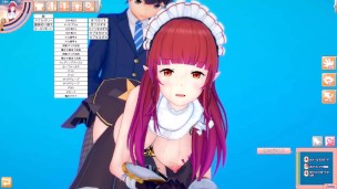【エロゲーコイカツ！】ソードアートオンライン(SAO) 枳殻虹架(レイン)3DCG巨乳アニメ動画[Hentai Game Koikatsu! Nijika Karatachi(Anime 3DCG V