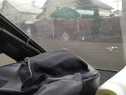 Car blowjob on public 6/16