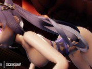 Genshin Impact - Keqing Against the Wall