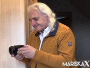 MARISKAX Farah masturbates in front of an old man 3/16