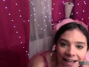 BadDaddyPOV - Violet Star Slutty Latina Teen Wants Step Daddy's Cock 8/16