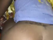 fat ass bouncing on daddy hard dick (part1) fucking and sucking  10/16