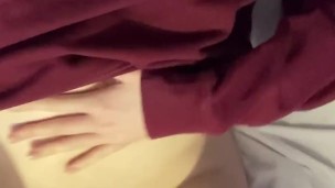 just a quick lil vid of me playing with myself in an x-mas jumper