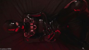 RUBBERED IN MOUTH SHEATH AND COCK SHEATH