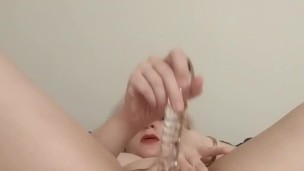 Suck and Fuck My Double Ended Glass Dildo