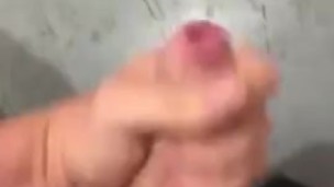 Teen Jerks & Cums In Public Toilet